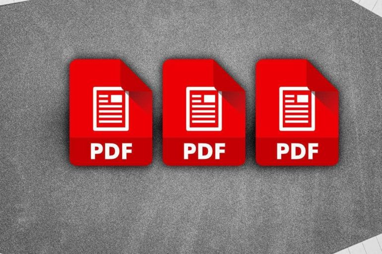 wizualizacja łaczenia stron plików PDF w jeden plik :)