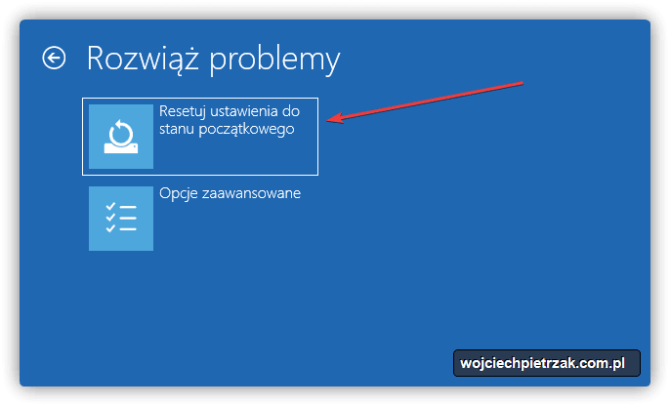Jak przywrócić ustawienia fabryczne systemu Windows 10?